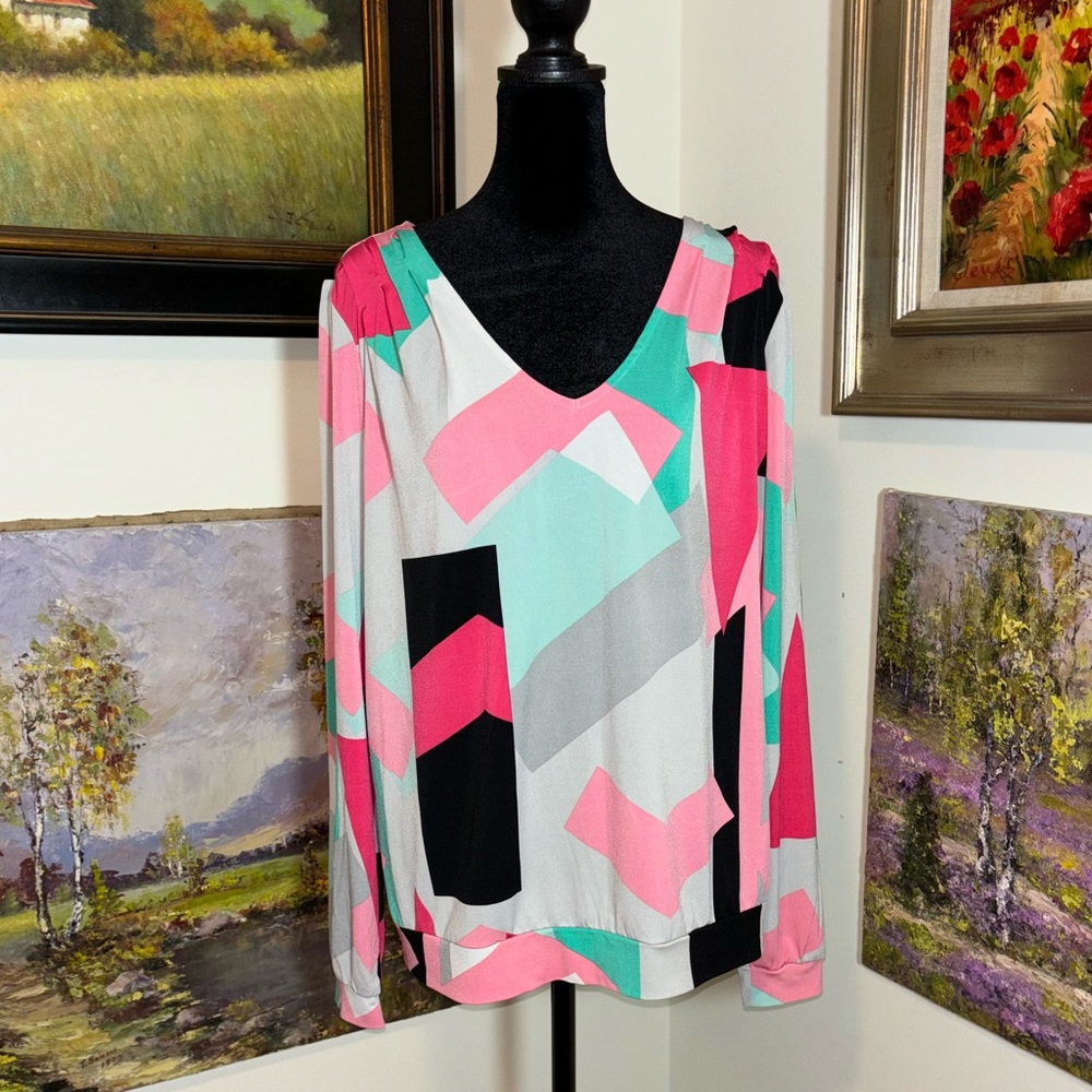 🐠 WORTHINGTON blouse size L